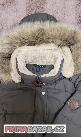 zimni-tepla-delsi-bunda-kabat-ralph-lauren-vel-xs