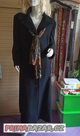kabat-damsky-flausovy-dlouhy-cerny-vel-xl