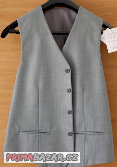 sedy-pansky-oblek-umberto-rosetti-s-vestou-velikost-46