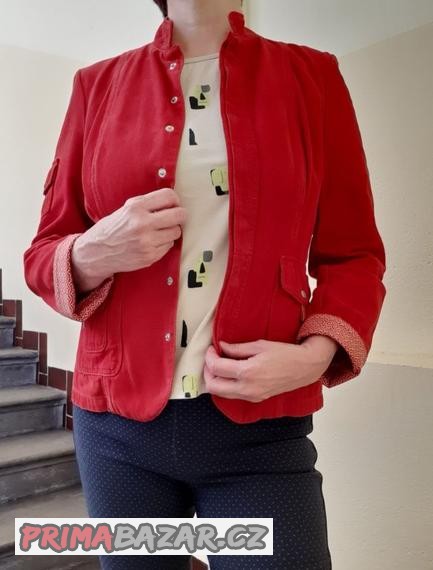 damske-cervene-sako-zn-oilily-vel-38-40