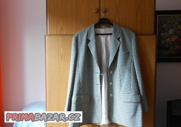 sako-elegantni-damske-zeleno-bile-s-podsivkou