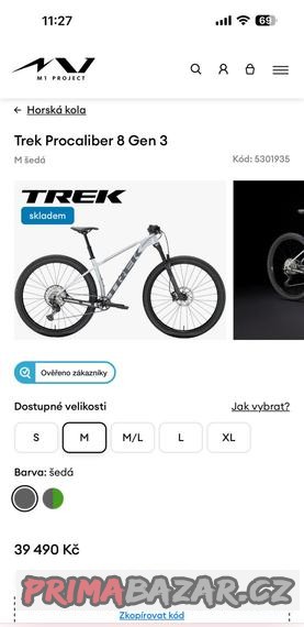 horske-kolo-trek-procaliber-8-velikost-m