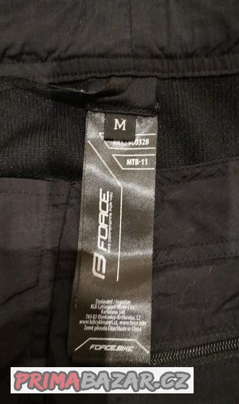 force-panske-mtb-11-kratasy-bez-vlozky-cerna-vel-m